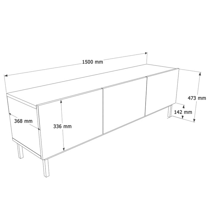 Hanah Home Soporte para TV Coast - CO2-CO Color Arena